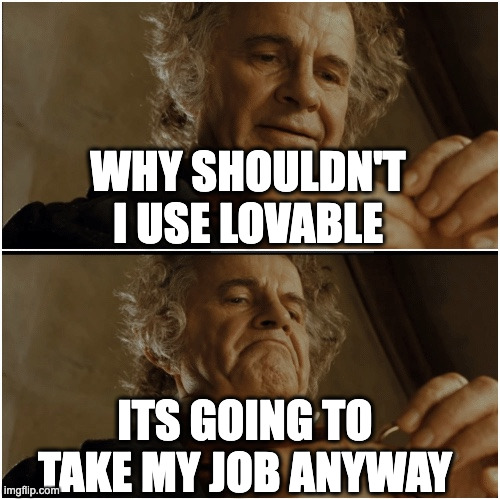 Bilbo Why Shouldn’t I use AI Meme