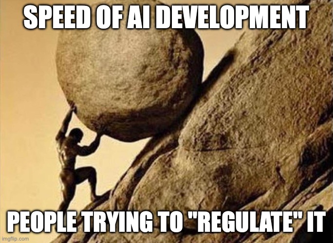 Sisyphus pushing the boulder, organisations endlessly rolling compliance documentation uphill, never actually solving accountability